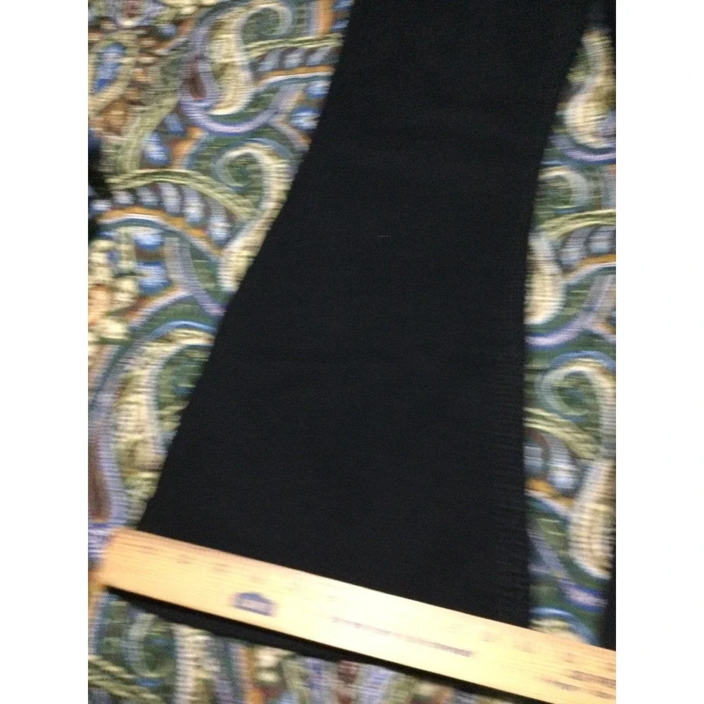 Telepatia Womens Low Rise Bootcut Jeans Black Fleur De Lis Sequin Size 11/30 NEW